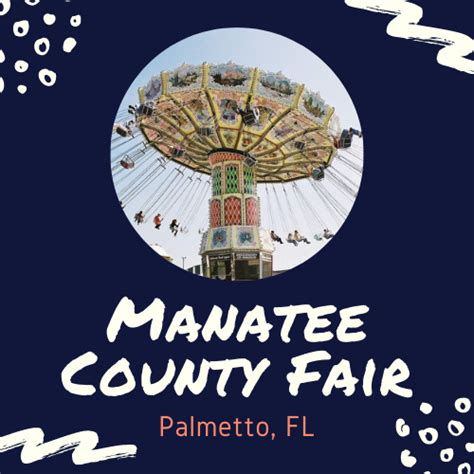 Manatee county fair florida - Palmetto High School, a high school located in Palmetto, Florida was originally opened in 1957 and rebuilt in 1999. Palmetto High School is situated 1,800 feet northeast of Manatee County Fair.